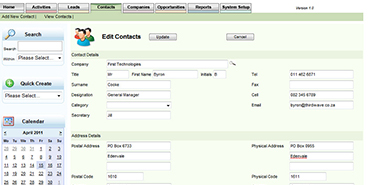 CRM conversation tracking