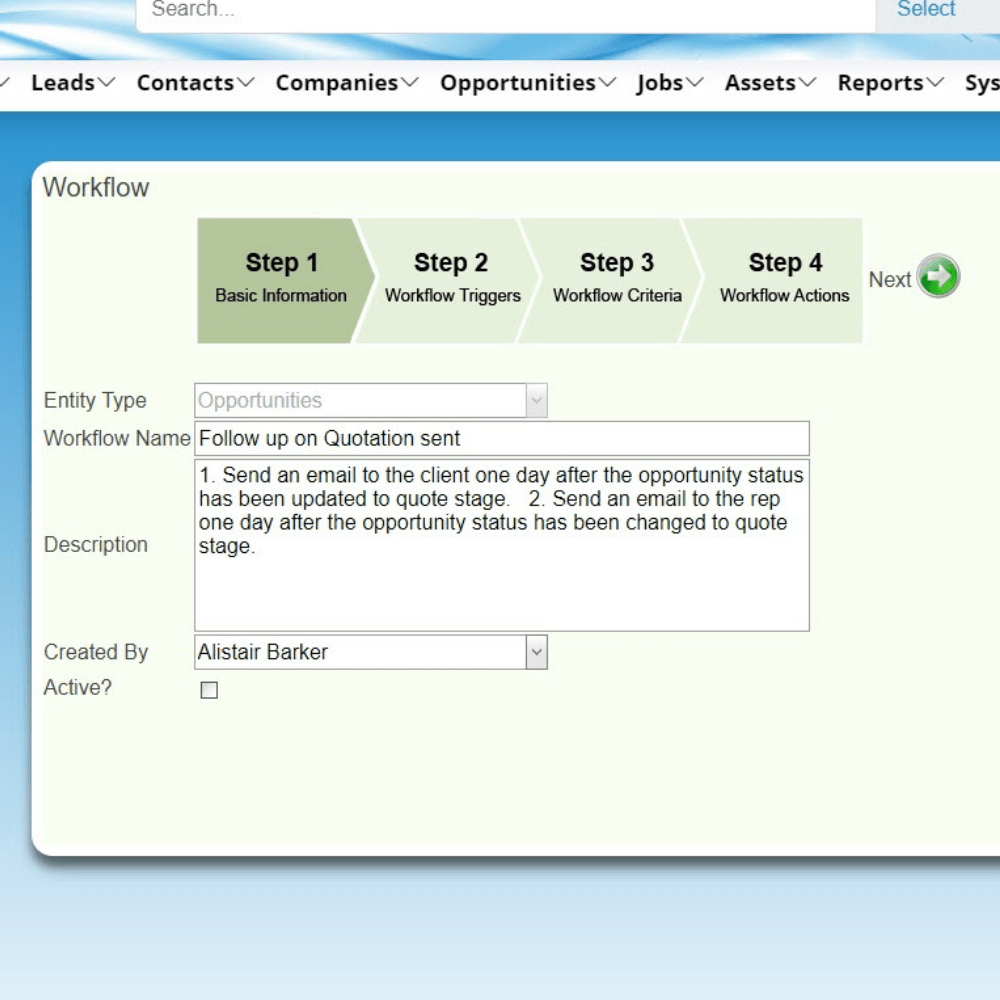 Workflows